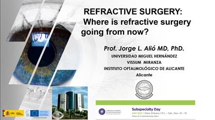 Subespeciality Day refractive Surgery