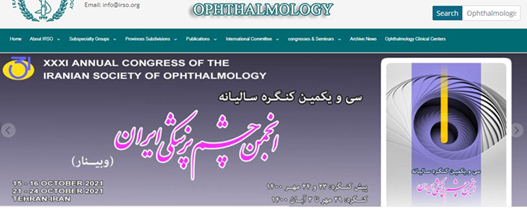 XXXI Annual Congress of the Iranian Society of Ophthalmology